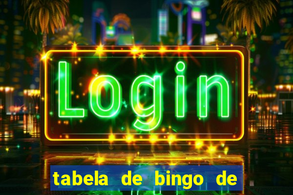 tabela de bingo de 1 a 100